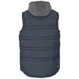 Mens Okinawa Bodywarmer Charcoal Back